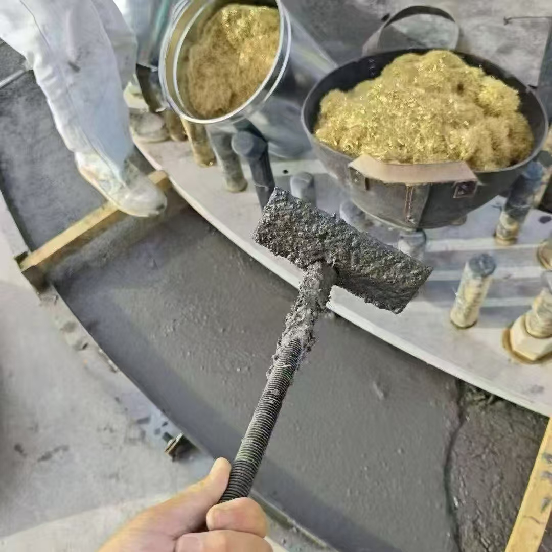 潮南C120钢纤维高强无收灌浆料 轧机压缩机汽轮机发电机锻压设备底座灌浆材料